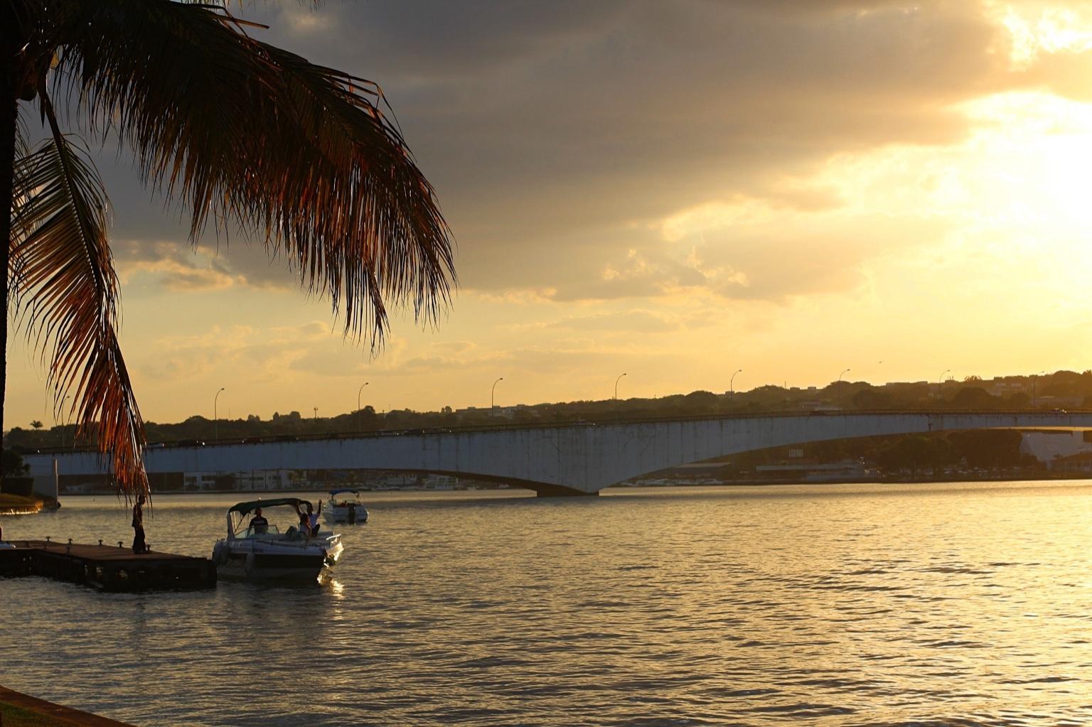 por do sol em brasilia