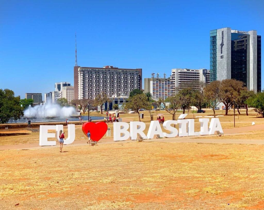 por do sol em brasilia