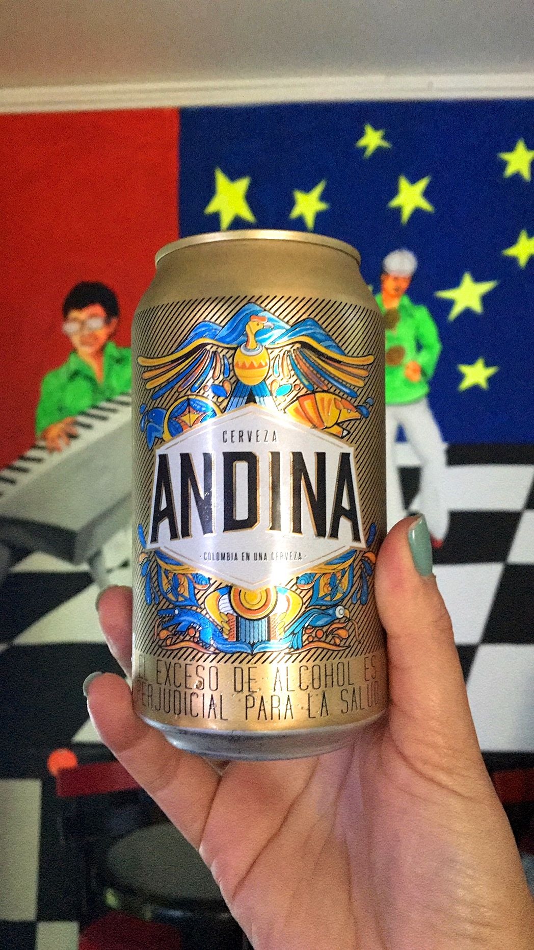 cerveja colombiana andina